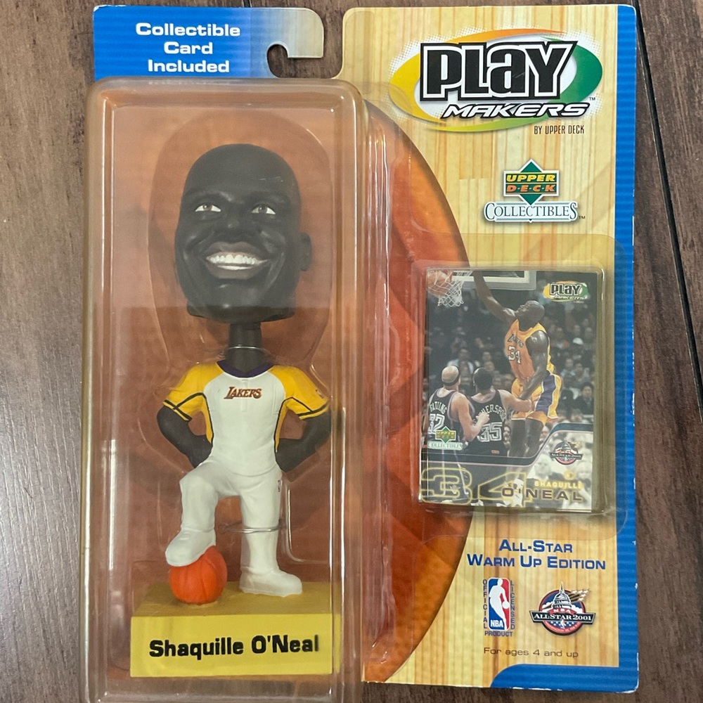 Shaquille O'Neal #34 2001 Upper Deck Bobblehead Lakers Collectible Card Vintage